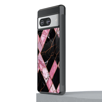 Rose Luxe stylish phone case for google pixel 8 | glossy glass and slim fit