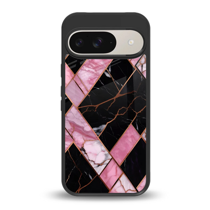 Rose Luxe back phone cover | glass case for google pixel 9