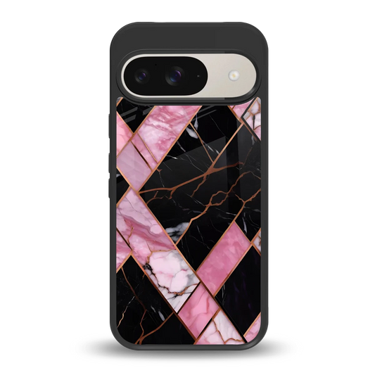 Rose Luxe back phone cover | glass case for google pixel 9