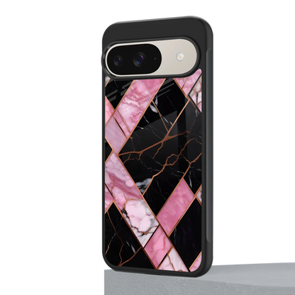 Rose Luxe google pixel 9 mobile cover | shockproof glass phone case