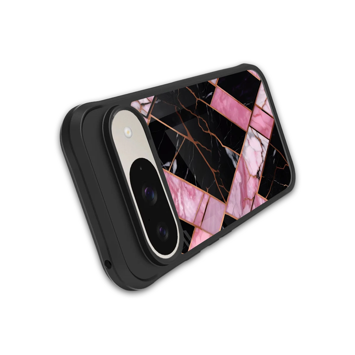 Rose Luxe stylish phone case for google pixel 9 | glossy glass and slim fit