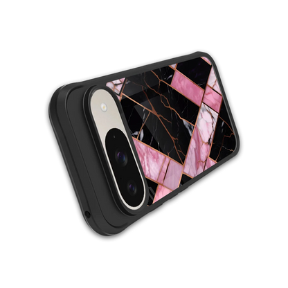 Rose Luxe stylish phone case for google pixel 9 | glossy glass and slim fit