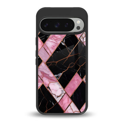 Rose Luxe back phone cover | glass case for google pixel 9 pro xl