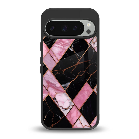 Rose Luxe back phone cover | glass case for google pixel 9 pro xl