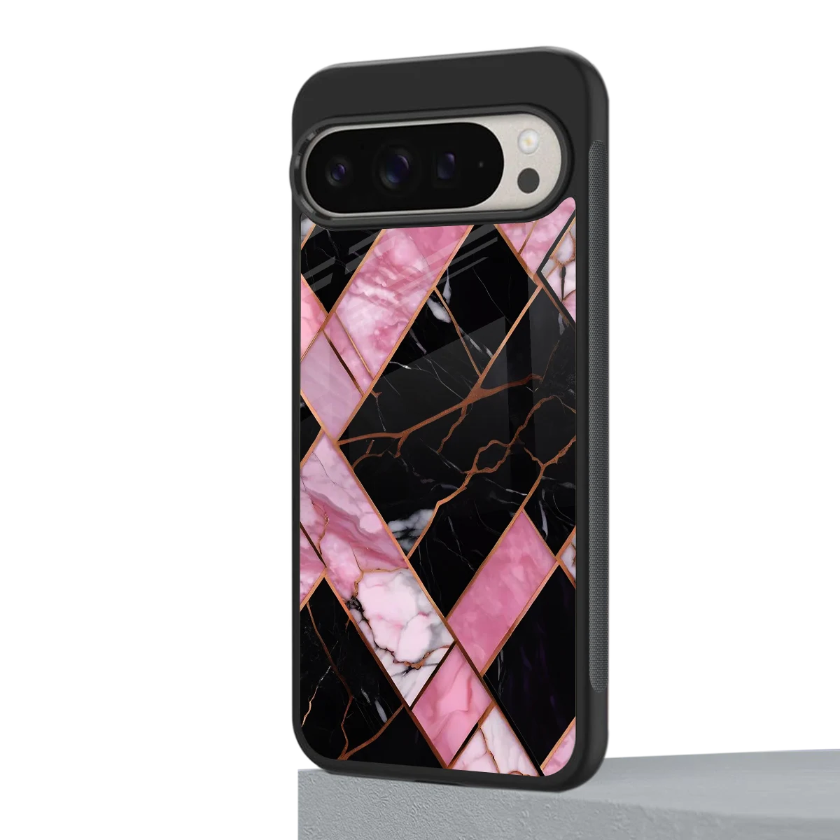 Rose Luxe google pixel 9 pro mobile cover | shockproof glass phone case