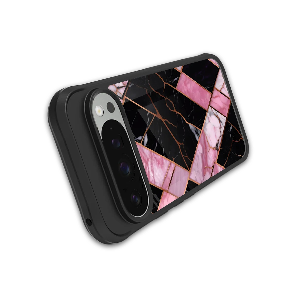 Rose Luxe stylish phone case for google pixel 9 pro xl | glossy glass and slim fit