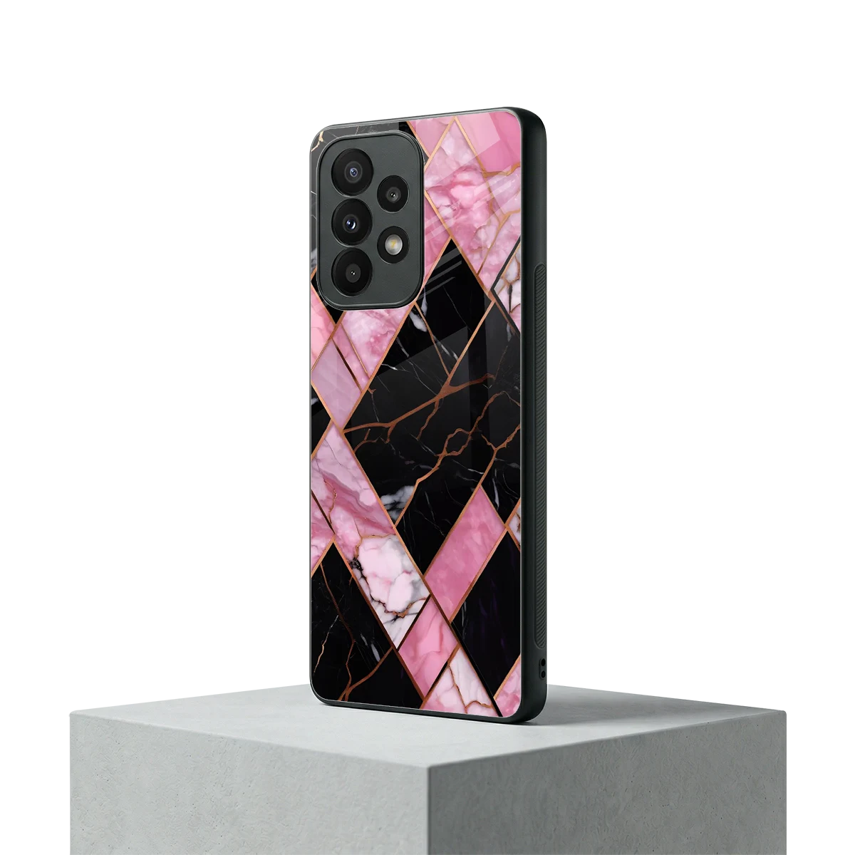 Rose Luxe samsung galaxy a23 mobile cover | shockproof glass phone case