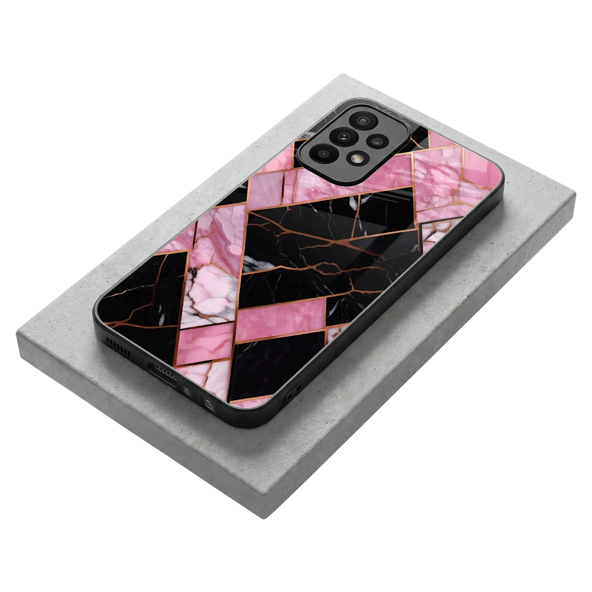Rose Luxe stylish phone case for samsung galaxy a23 | glossy glass and slim fit