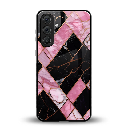 Rose Luxe back phone cover | glass case for samsung galaxy m36 5g
