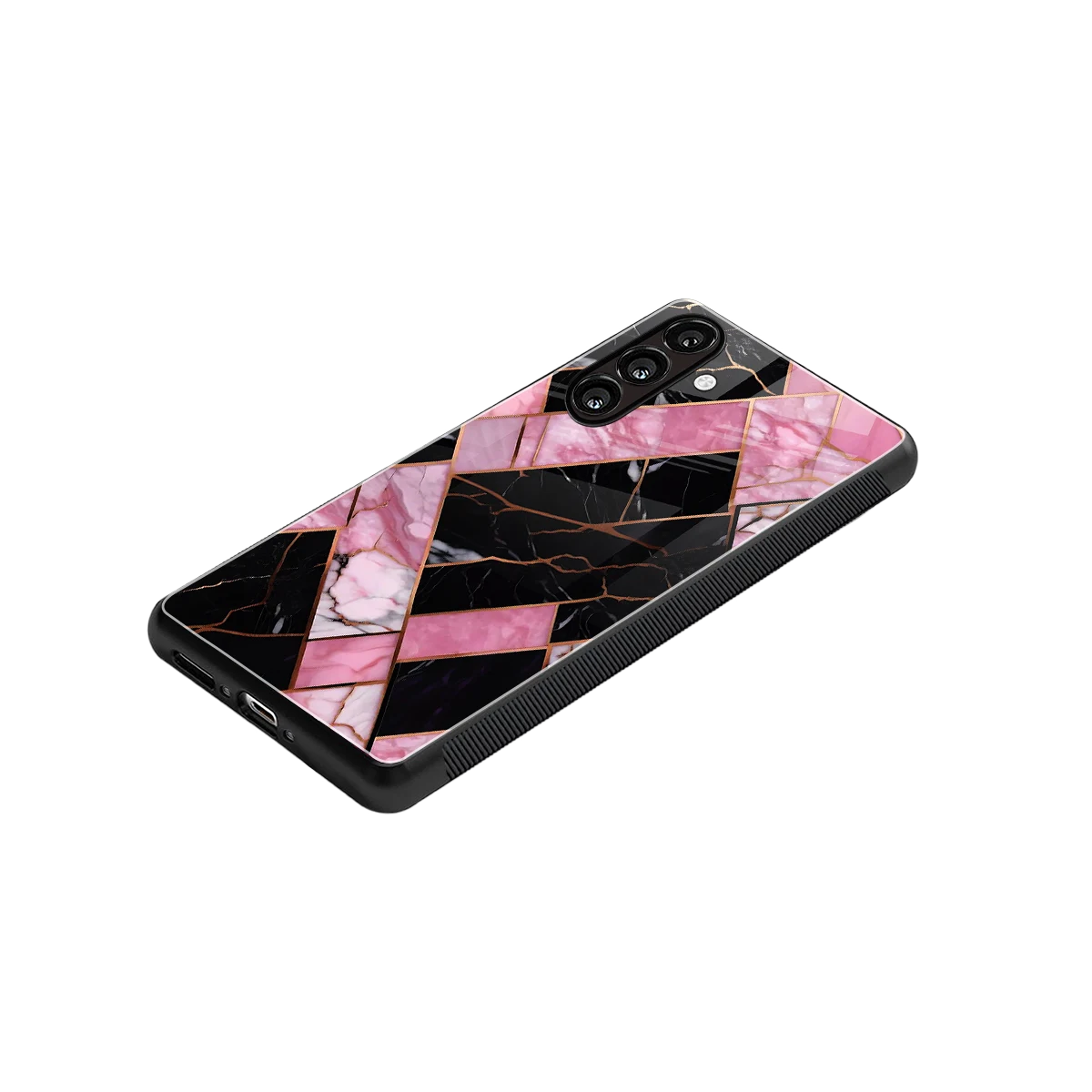 Rose Luxe stylish phone case for samsung galaxy a55 5g | glossy glass and slim fit