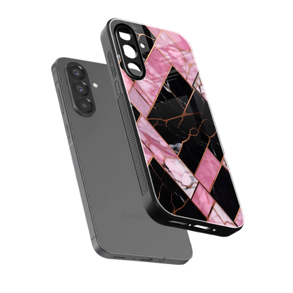 Rose Luxe sleek samsung galaxy a17 5g cover with tempered glass back and TPU edges