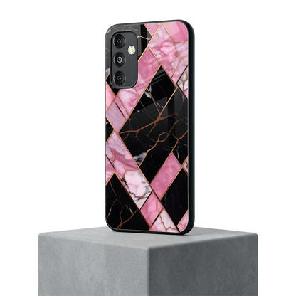 Rose Luxe samsung galaxy m14 5g mobile cover | shockproof glass phone case