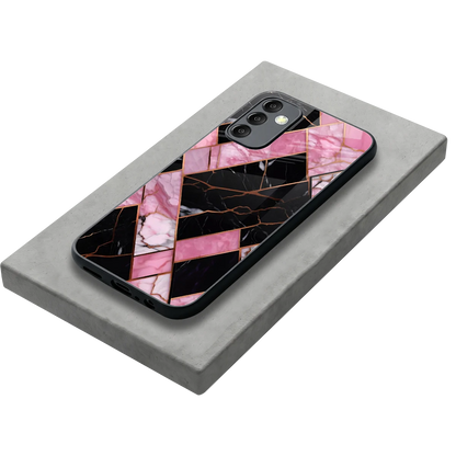 Rose Luxe stylish phone case for samsung galaxy m14 5g | glossy glass and slim fit