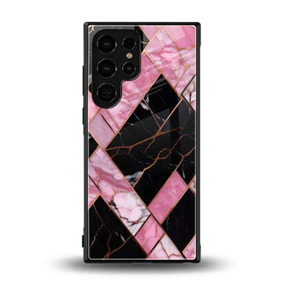 Rose Luxe back phone cover | glass case for samsung galaxy s24 ultra
