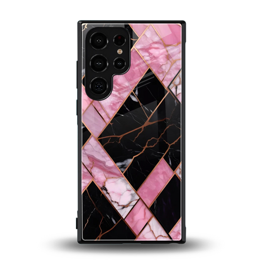 Rose Luxe back phone cover | glass case for samsung galaxy s24 ultra