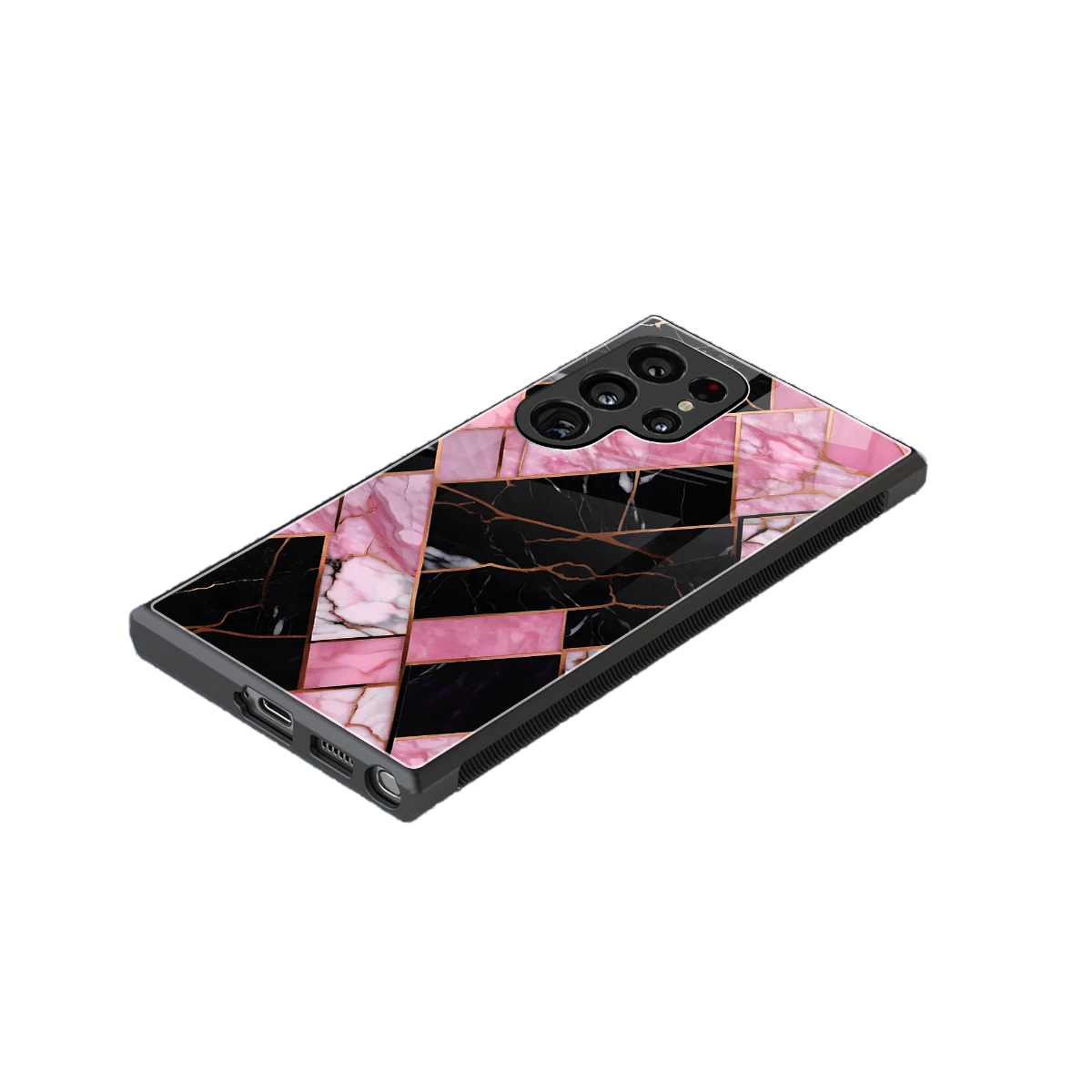 Rose Luxe stylish phone case for samsung galaxy s24 ultra | glossy glass and slim fit