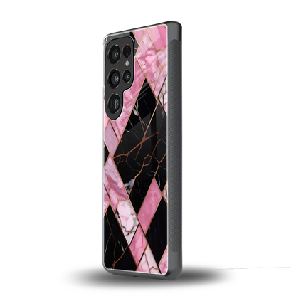 Rose Luxe samsung galaxy s25 ultra mobile cover | shockproof glass phone case