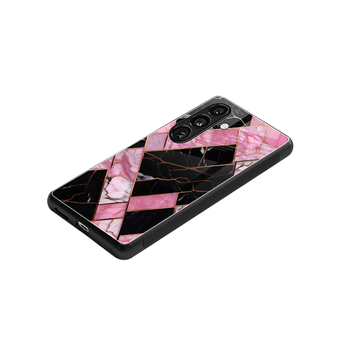 Rose Luxe stylish phone case for samsung galaxy s24 fe | glossy glass and slim fit