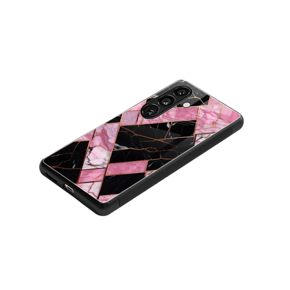Rose Luxe stylish phone case for samsung galaxy s24 fe | glossy glass and slim fit