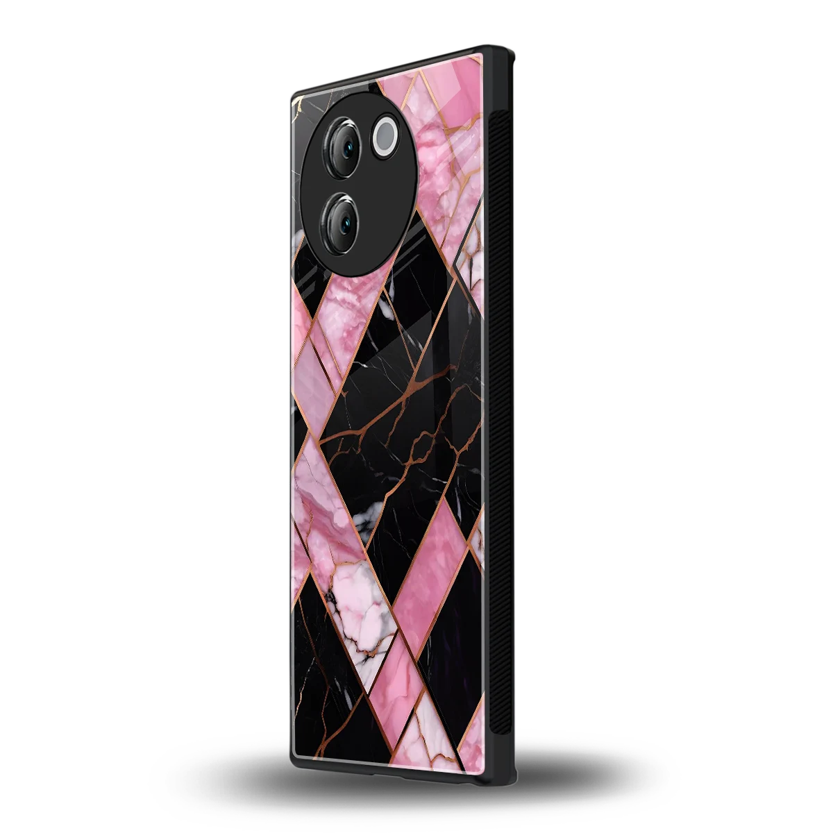 Rose Luxe vivo v30e mobile cover | shockproof glass phone case