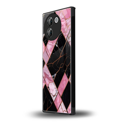 Rose Luxe vivo v30e mobile cover | shockproof glass phone case