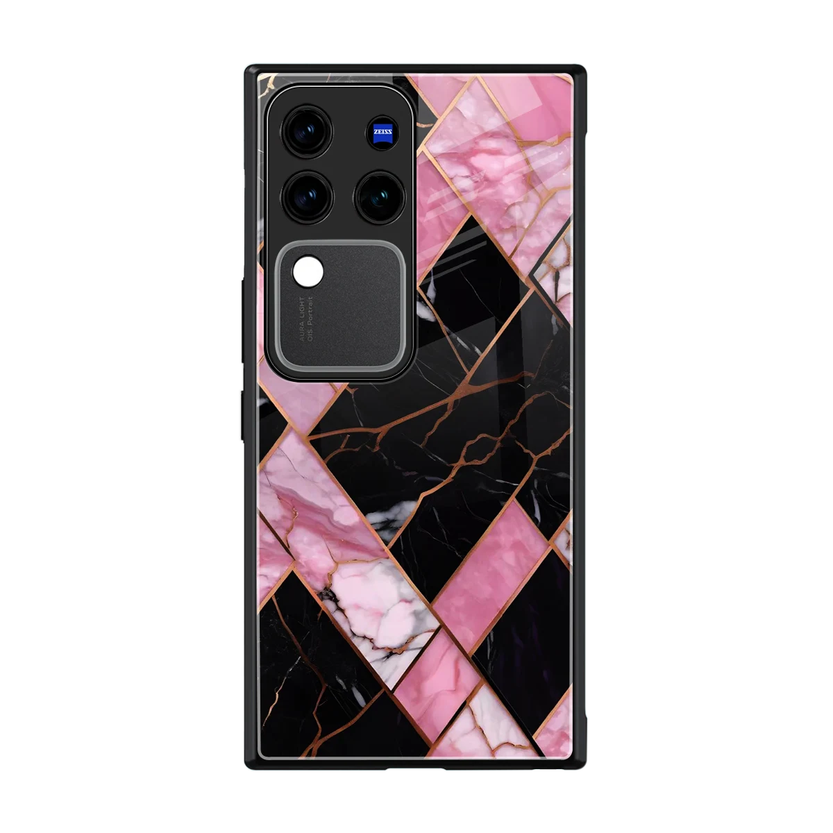 Rose Luxe back phone cover | glass case forvivo v30 pro