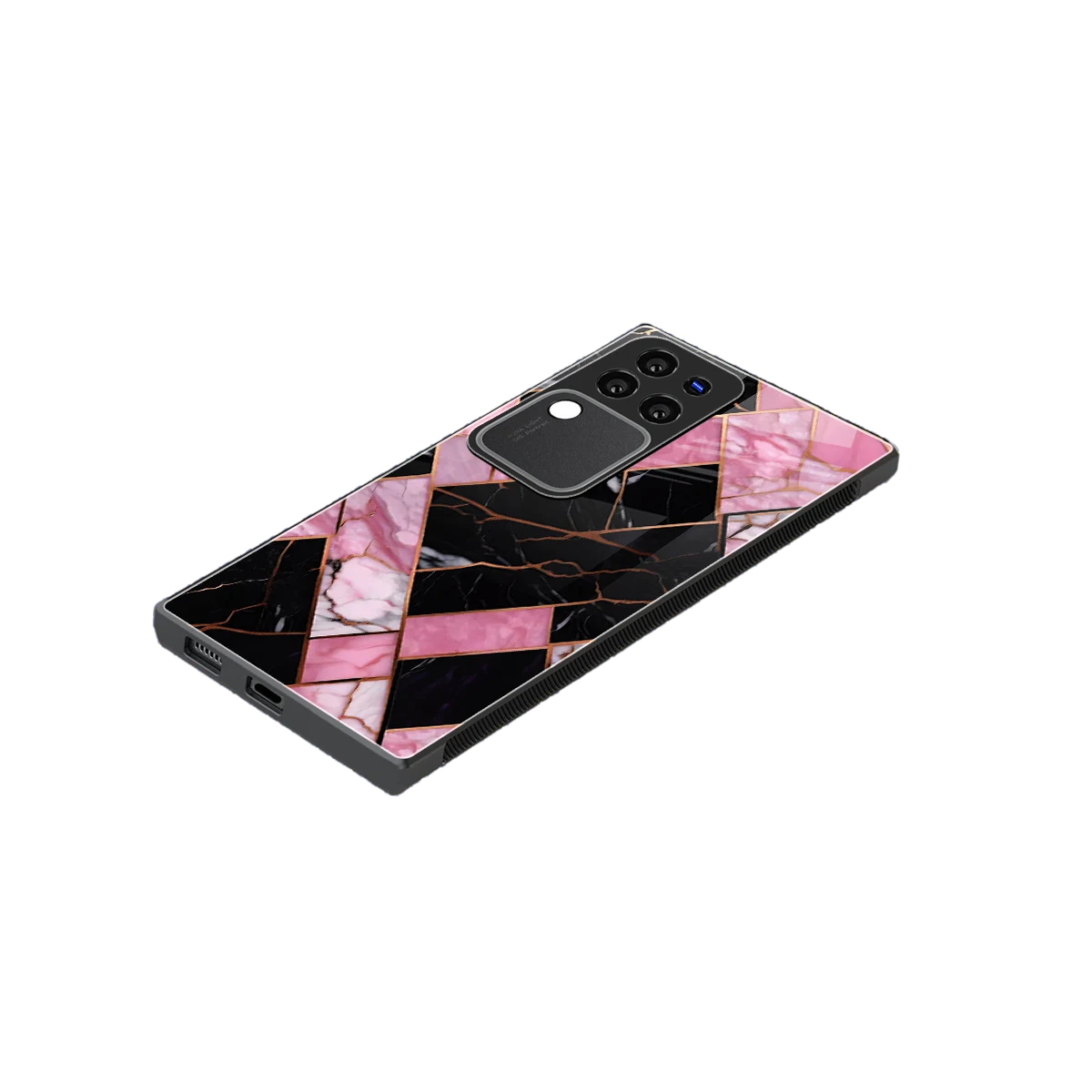 Rose Luxe stylish phone case forvivo v30 pro | glossy glass and slim fit