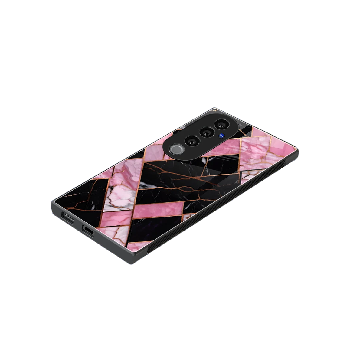 Rose Luxe stylish phone case for vivo v40 pro | glossy glass and slim fit