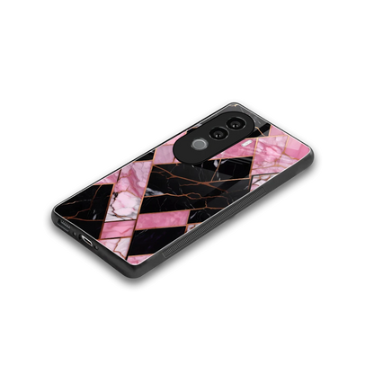 Rose Luxe stylish phone case for vivo v40e | glossy glass and slim fit