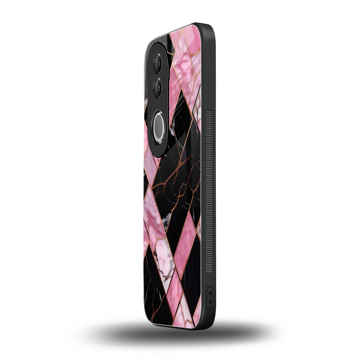 Rose Luxe vivo v50 mobile cover | shockproof glass phone case