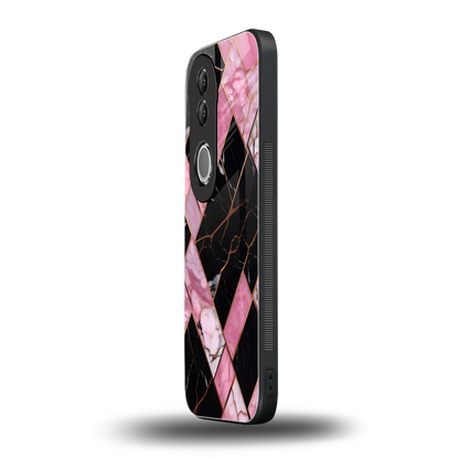 Rose Luxe vivo v50 mobile cover | shockproof glass phone case