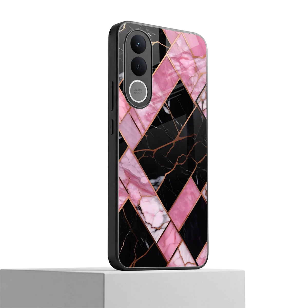 Rose Luxe vivo v70 fe mobile cover | shockproof glass phone case