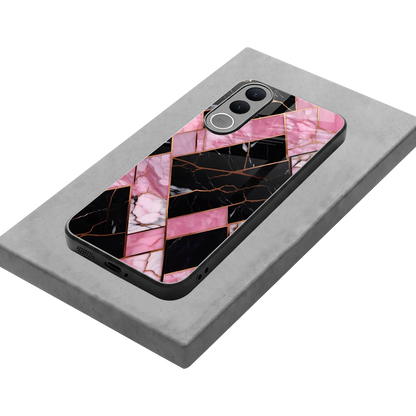 Rose Luxe stylish phone case for vivo v70 fe | glossy glass and slim fit