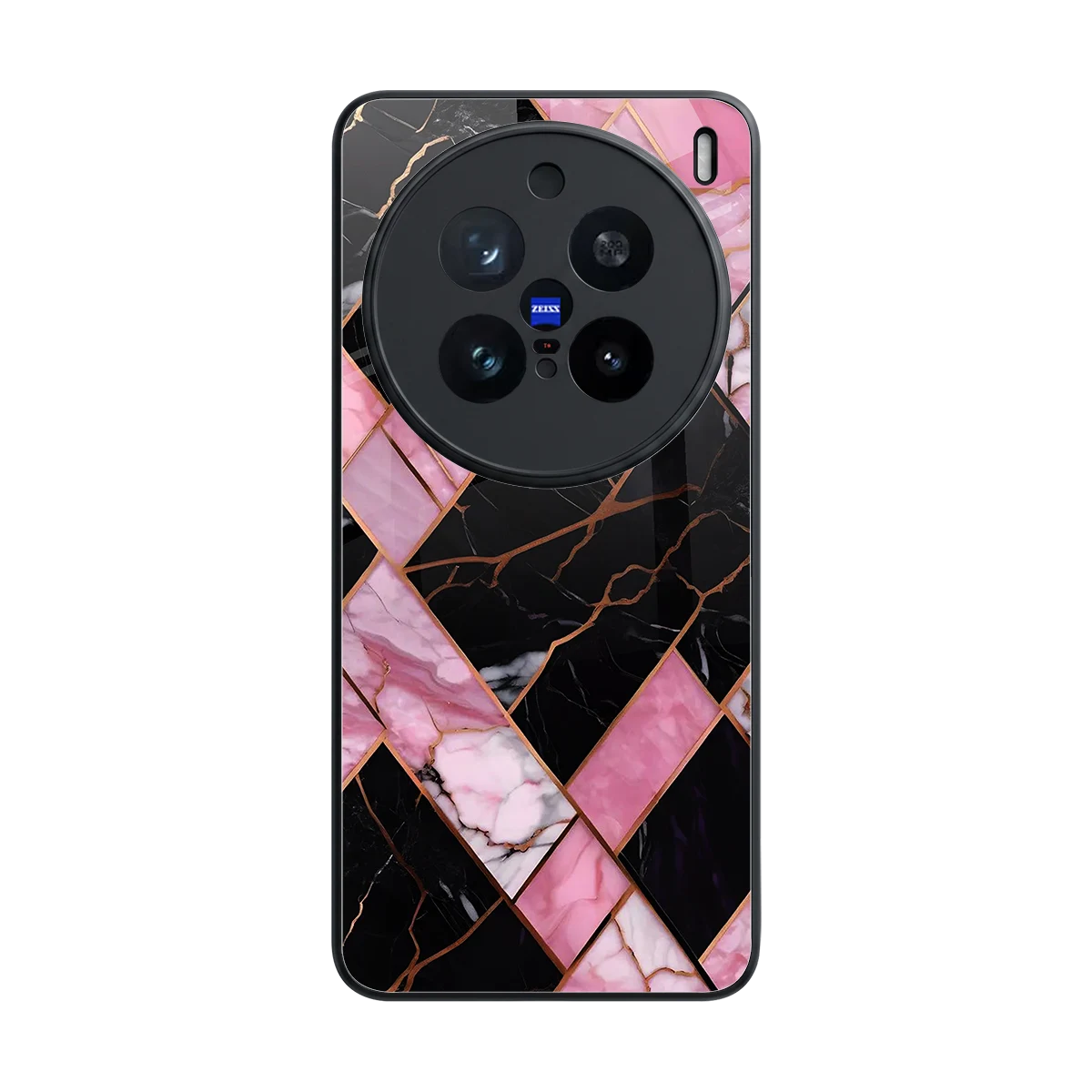 Rose Luxe back phone cover | glass case for vivo x200 pro