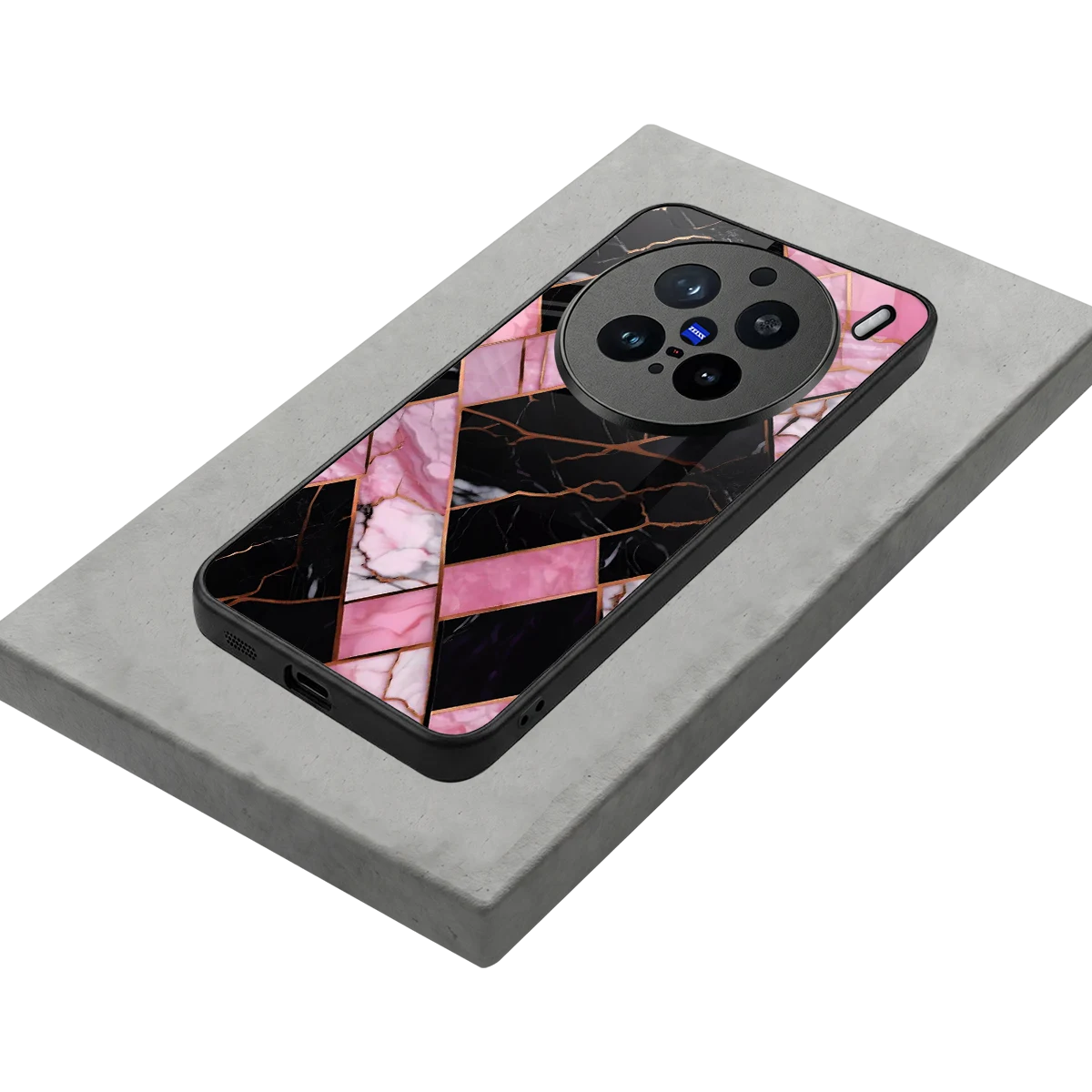 Rose Luxe stylish phone case for vivo x200 pro | glossy glass and slim fit