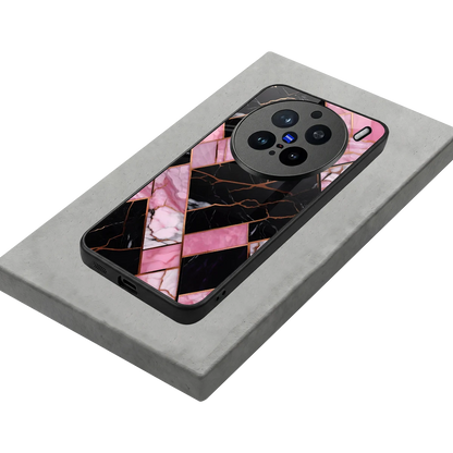 Rose Luxe stylish phone case for vivo x200 pro | glossy glass and slim fit