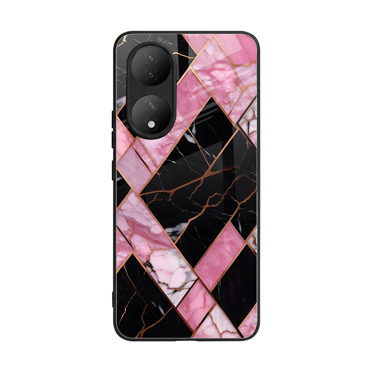 Rose Luxe back phone cover | glass case for Vivo-y100