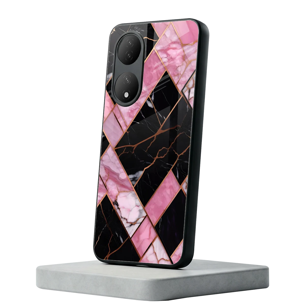 Rose Luxe Vivo-y100 mobile cover | shockproof glass phone case