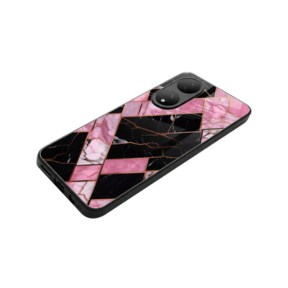Rose Luxe stylish phone case for Vivo-y100 | glossy glass and slim fit