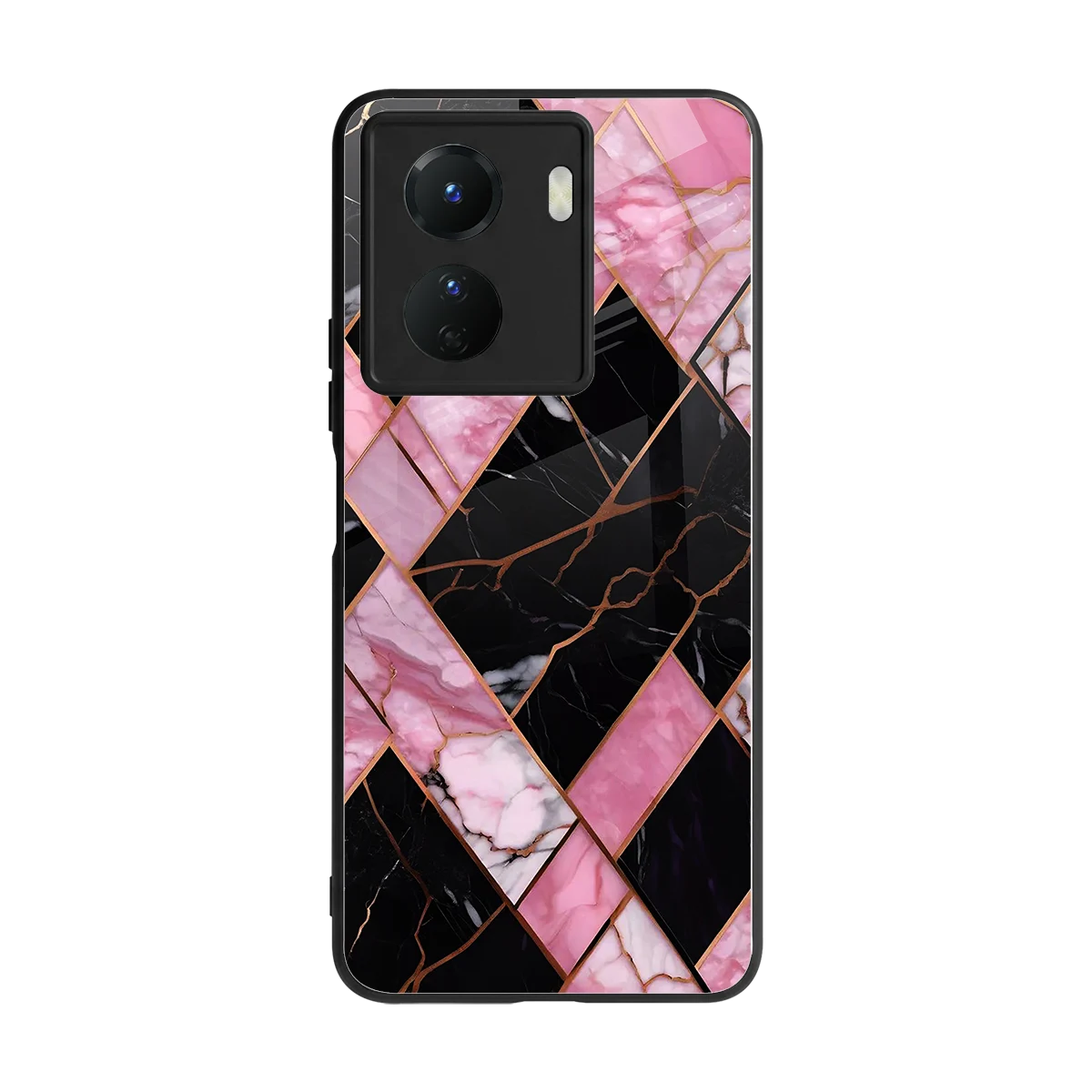 Rose Luxe back phone cover | glass case for vivo y16
