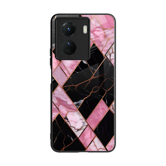 Rose Luxe back phone cover | glass case for vivo y16