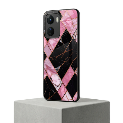 Rose Luxe vivo y16 mobile cover | shockproof glass phone case