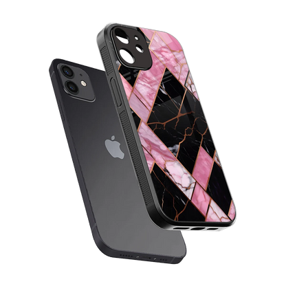 Rose Luxe sleek iphone 11 cover with tempered glass back and TPU edges