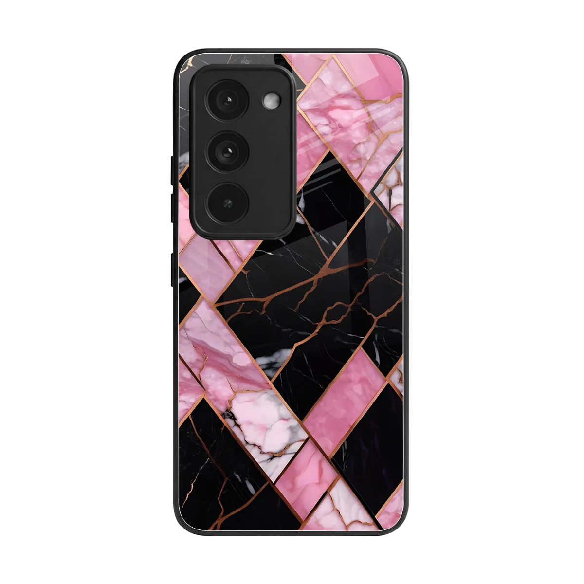 Rose Luxe back phone cover | glass case for redmi 15 5g