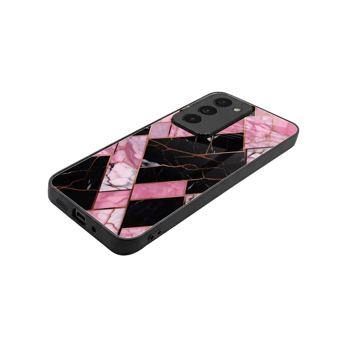 Rose Luxe stylish phone case for redmi 15 5g | glossy glass and slim fit