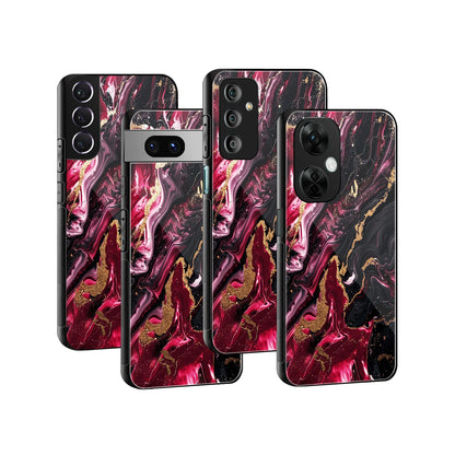 Stylish Glass Back Case for All Smartphones iPhone, Samsung, OnePlus, Pixel, Redmi, Oppo, Vivo, Motorola