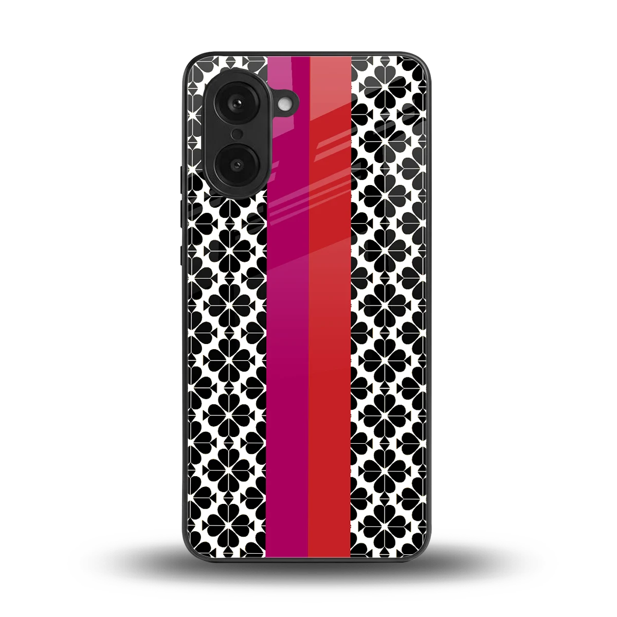 Rosy Noir back phone cover | glass case for oneplus nord ce5 5g