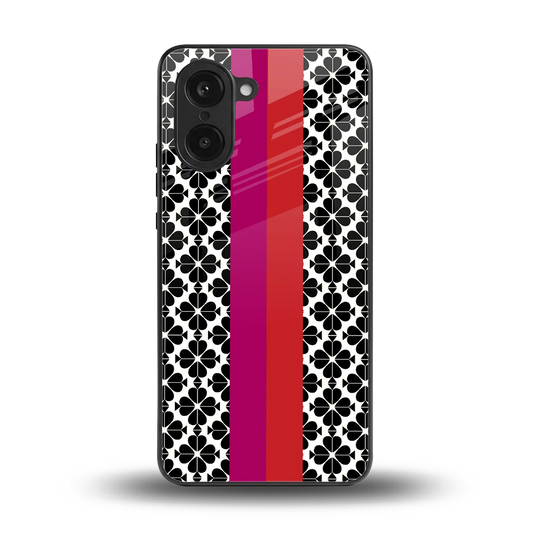 Rosy Noir back phone cover | glass case for oneplus nord ce5 5g