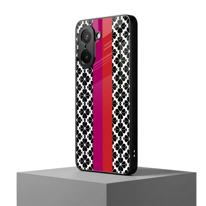 Rosy Noir oneplus nord ce5 5g mobile cover | shockproof glass phone case