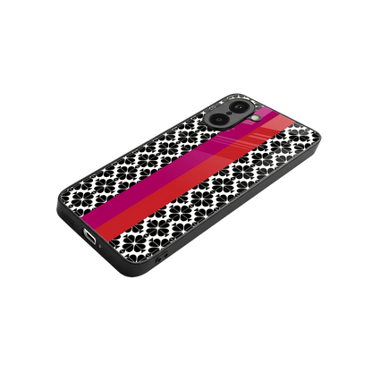 Rosy Noir stylish phone case for oneplus nord ce5 5g | glossy glass and slim fit